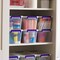 5 Qt. Plastic Craft Storage Container Bins with Lids, 6 Pack, Small Art & Office Supply Organizer Tote, Sensory Bins & Boxes for Home & University, Stackable, Carry Handle, Clear